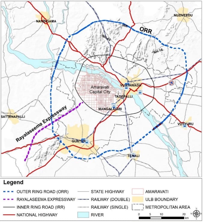 Amaravati Outer Ring Road Alignment Approved by NHAI, Vijayawada East Bypass Deemed Unnecessary